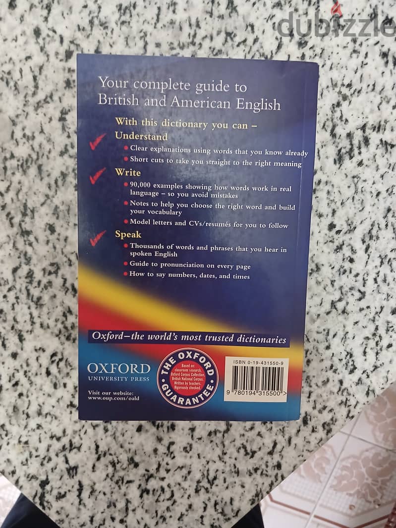 Oxford advanced learner's dictionary 1