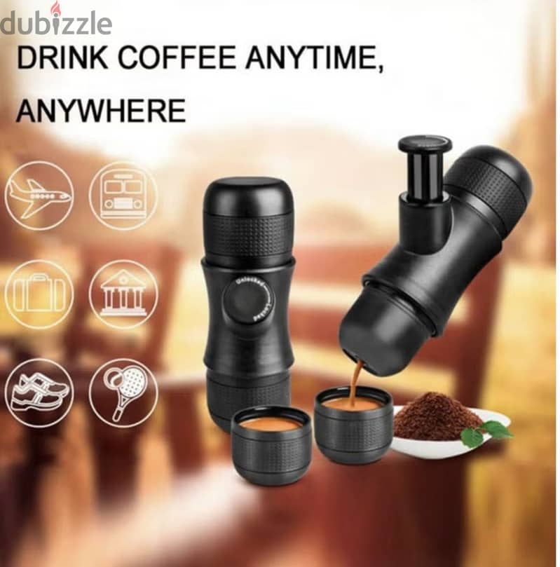 Manual Portable Mini Espresso Maker 8 Bars 3