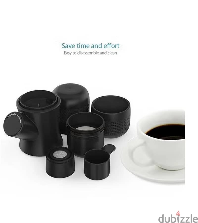 Manual Portable Mini Espresso Maker 8 Bars 4