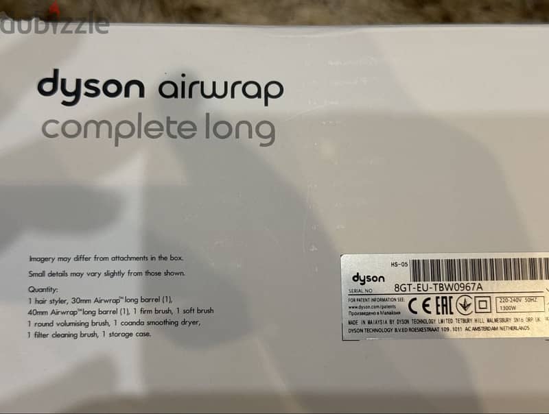 Dyson airwrap complete long 1