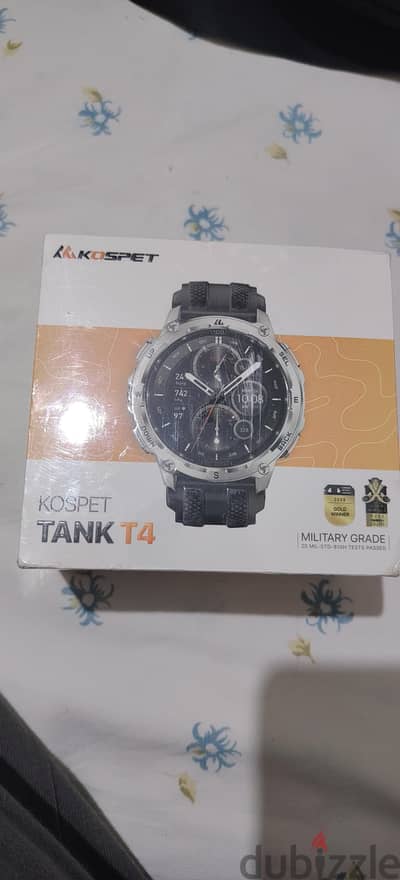 Kospet smart watch tank T4 sealed متبرشمة