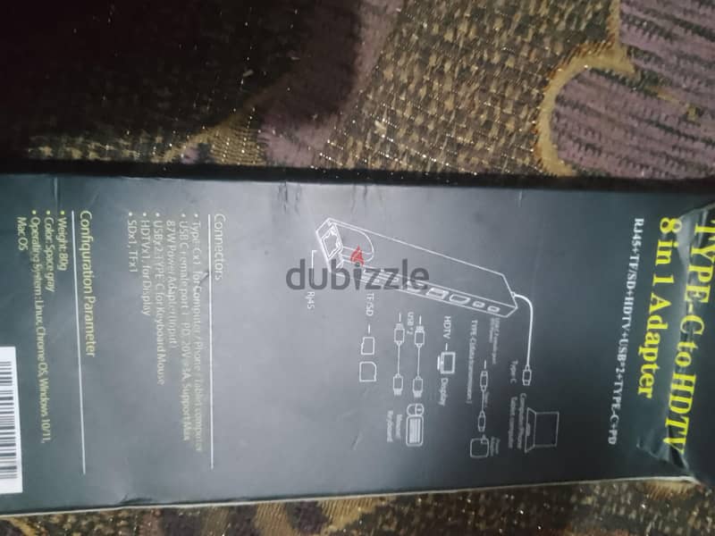 usb هب1×8 hub 5