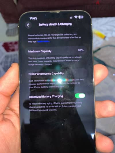 iPhone 13pro max كسر زيرو بطارية 87%شرعي وتر بروف