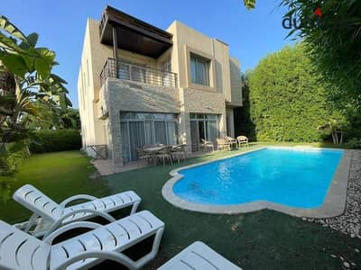 Townhouse villa fully finished with private pool on Suez Road near SODIC Madinaty Installments up to 15 years prime view near El Burouj Wasal