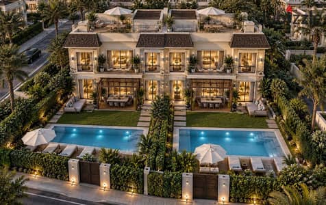 A secure investment opportunity: Own a twin house (320 sqm + 120 sqm garden) with the longest payment plan at "The Gee" compound in New Zayed