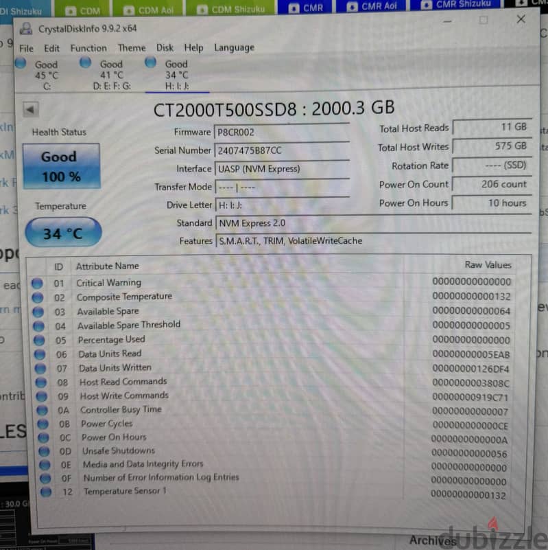 Crucial T500 2TB SSD 2