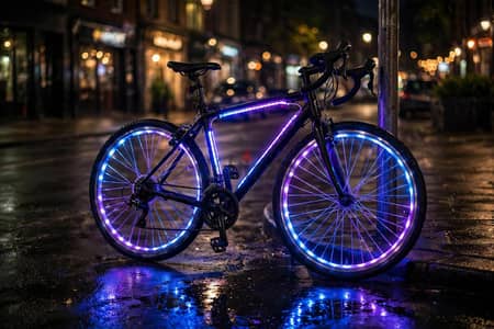 عجل*ليد*اكسسوارات*دراجه*rgb*باور بانك*توصيل ل اي مكان