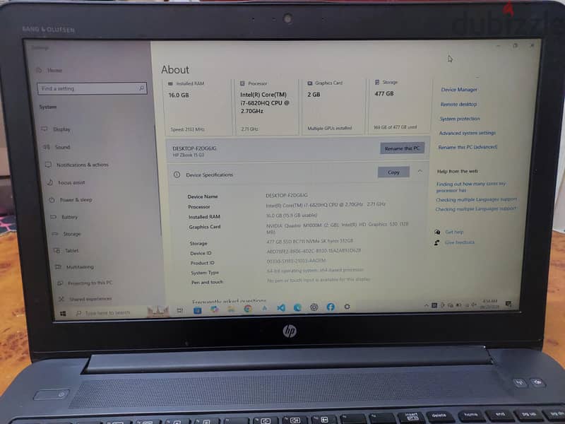 HP ZBook 15 G3 3