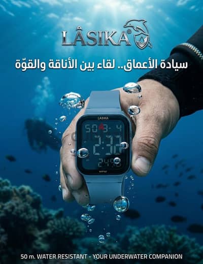 ساعة رجالي LASIKA Digital الأصلية ⌚