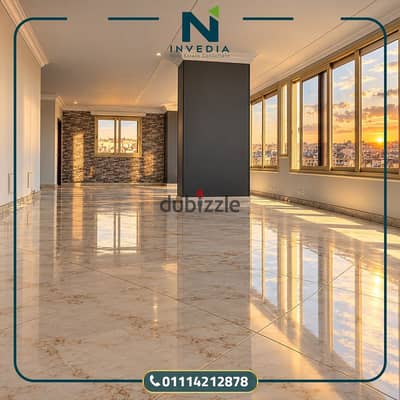 Office for rent in Zahra Al-Maadi Al-Ma'raj next to Carrefour City Center 400m