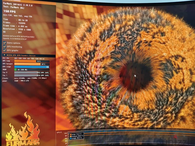RTX 3070 GALAX EX 1 CLICK OC 3