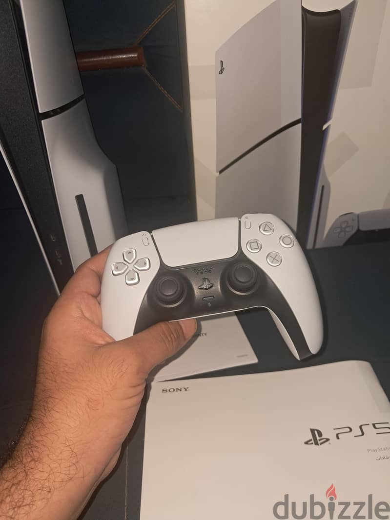 PS5 Slim CD with 2 Controllers 2