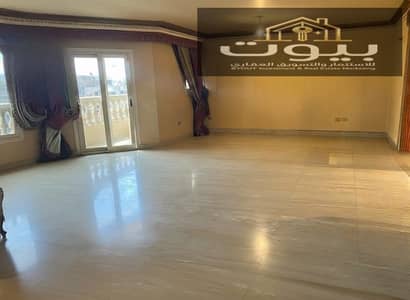 Apartment for sale in Sheraton Airport 350m, seventh floor, not the last, 4 rooms, 2 master, 4 bathrooms, reception 4 pieces, living room, nanny room with bathroom, 2 elevators, garage, and garden view