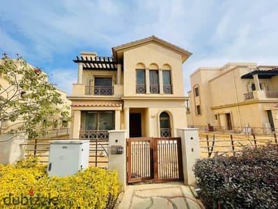 فيلا جاردن فيو في مدينتي خالصة الاقساط  | موقع استثنائي  مساحة ارض 450م بجوار فندق الفورسيزون   Madinaty