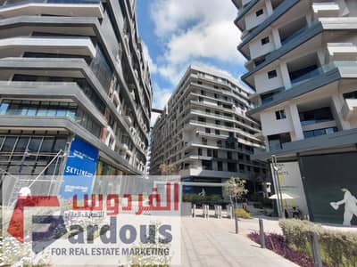 For rent: an apartment with an area of 210 meters in the Sky Line compound, Smouha, never occupied, with a garage.