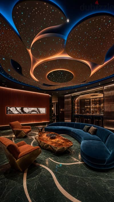 نجوم الفيبر اوبتكس اسقف المضيئة بالرموت كنترول optical fibers ceiling