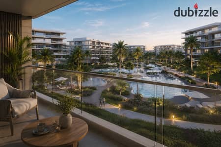 The last apartment ready for delivery in Scenario - 112m + garden 70m - two rooms - R7 New Administrative Capital