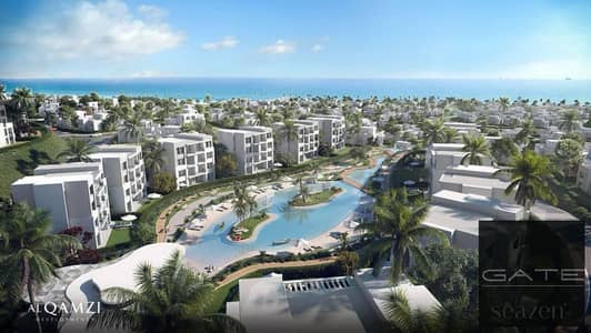 **Lagoon View Chalet for Sale in Seazen AlQamzi – North Coast | Second Floor | Sea-Facing | Premium Location | Fully Finished | Hot Deal Price!**