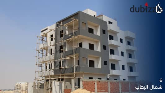 Apartment 163m², frontage in North Rehab, K-shaped block, ready for immediate occupancy directly from the developer, behind the Greek compound, with p