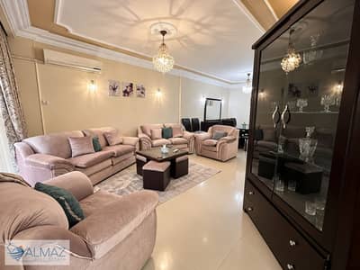 A distinctive 172-square-meter furnished apartment for rent in West Arabella, Fifth Settlement, near the vibrant 90th Street.