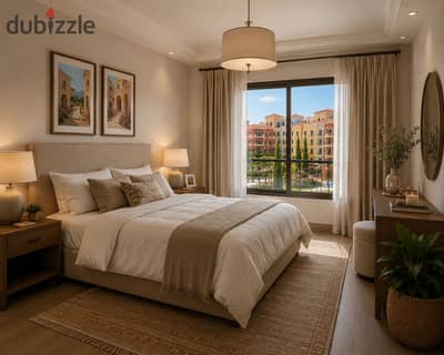 106m apartment in New October facing Gate Zayed 4 | 5% down payment only (330 thousand) | 10 years installment | two rooms | near Mall of Arabia