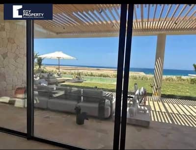 Direct on Lagoon Fully Finished Chalet for Sale in Hacienda Ras El Hekma - North Coast