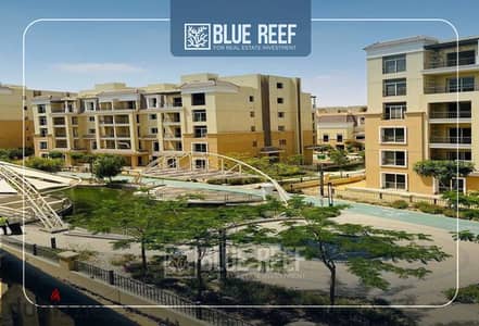 Fully furnished apartment for sale in Sarai Compound; prime location on Suez Road, near the New Administrative Capital.