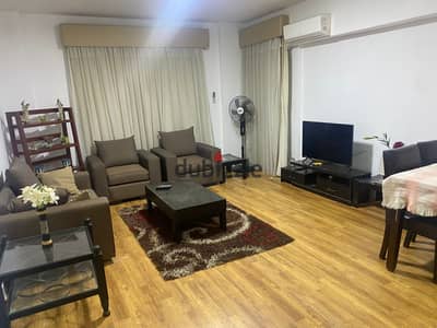 A furnished serviced apartment for rent in Al Rehab City (Greater Cairo, First Settlement, Al Rehab 2). It is close to all amenities and restaurants yet situated in a quiet area with a wonderful view of the gardens.