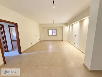 Unfurnished apartment (including kitchen) for rent in the National Defense Villas compound, Fifth Settlement. It is located directly next to Mohamed N