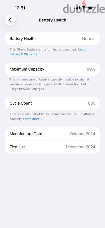 للبيع iPhone 16 Pro Max 256 GB