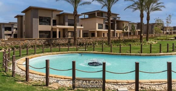 25% OFF, Luxury Apartment, Fully North-Facing, Open Landscape & Lakes View, for Sale in Swan Lake Hassan Allam, New Cairo, Facing Al Rehab near taj