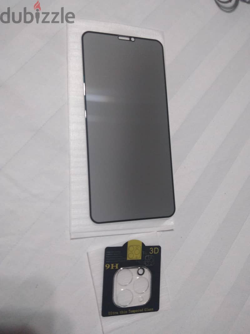 New privacy screen protector for iphone 11 pro max & camera protector 1