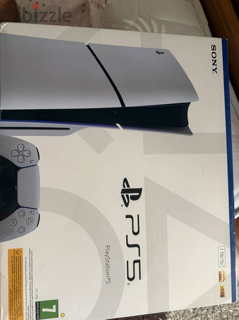 Ps5 Slim 1 TB with an extra original purple controller 1