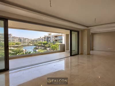 25% OFF, 3BR Fully Finished Apartment, Fully North-Facing, Open Water Feature View, for Sale in Swan Lake Hassan Allam, New Cairo, Facing Al Rehab