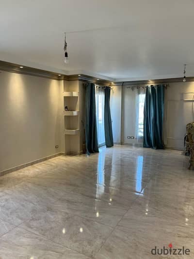Apartment with Kitchen and ACs -View Club house For rent the square new Cairo