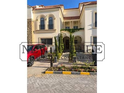 Fully finished townhouse with overlooking a beautiful landscape view, in a prime location at a special price in Divina Gardens El Shorouk