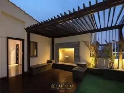 The nearest delivery is in Taj City!! Roof apartment (102 meters + 58 meters) in front of the airport - New Cairo
