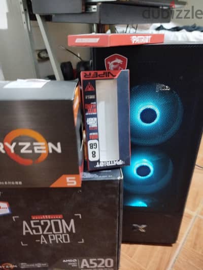 pc gaming Ryzen 5600 مع Rx 5600xt 6g استخدام 36 يوم