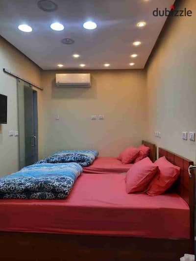 For daily and monthly rent, furnished hotel studio for rent in New Maadi