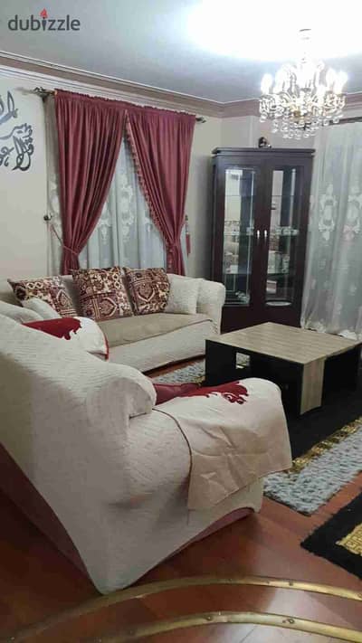 Furnished apartment for rent Zahra El Maadi Al Ma'rog Al Oloy behind Carrefour City Center