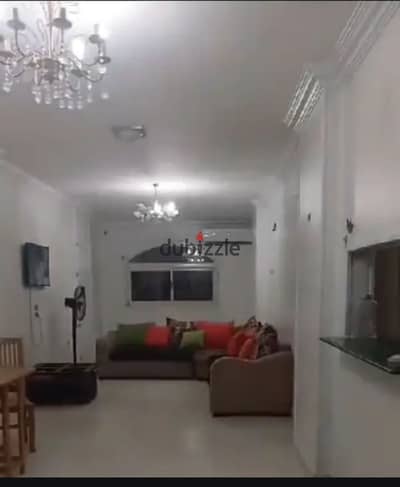 Furnished apartment for rent – Maadi, two rooms, bathroom, kitchen, 100 meters, fully furnished apartment, seventh floor – elevator, behind Maadi Library – near Al-Tahouna Square, rent: 10,000 EGP per month