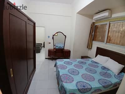 Furnished studio for rent in New Maadi near مربع سوارس and five minutes from Maadi Metro Station, consisting of an air-conditioned bedroom, a large air-conditioned reception, a bathroom, and a fully furnished kitchen on a heightened ground floor. Furnished studio for rent in New Maadi near مربع سوارس and five minutes from Maadi Metro Station, consisting of an air-conditioned bedroom, a large air-conditioned reception, a bathroom, and a fully furnished kitchen on a heightened ground floor.