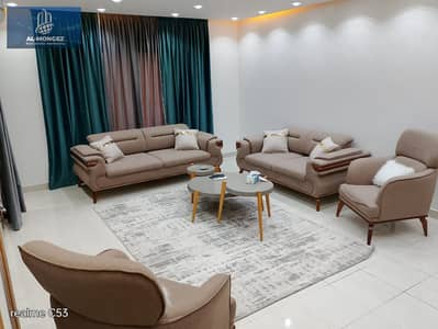 Luxurious furnished apartment for rent,99 square meters, ultra super deluxe finishing, first residence in Rehab City, First Settlement, New Cairo