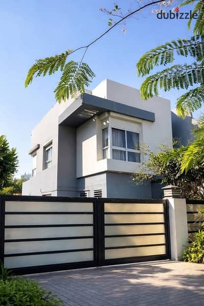 standalone villa ready to move 380M prime location 5br open view in compound hyde park new cairo in golden square