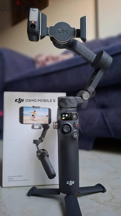 جيمبل DJI Osmo8 Mobile 8 جديد زيرو وارد السعودية (لقطة لسرعة البيع)
