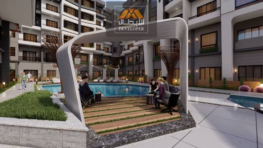 Luxury 66m² 1-bed apartment with green contract near Hurghada Promenade, fully finished with 3-year installments by Al-Abtal.