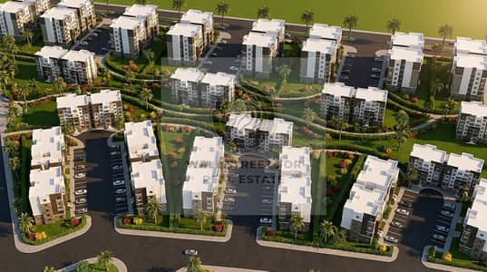 studio 58m for sale in B14 with lowest down payment installment over 10 years - madinaty