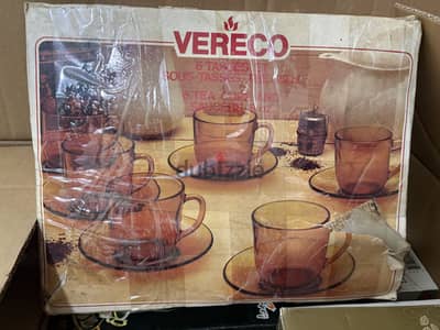 طقم شاي vereco فرنساوي اصلي