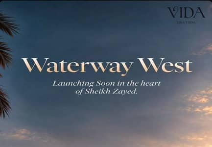 Fully Finished Apartment 87 SQM for Sale in Sheikh Zayed | WATERWAY WEST | Only 5% Down Payment & Installments Up to 9 Years