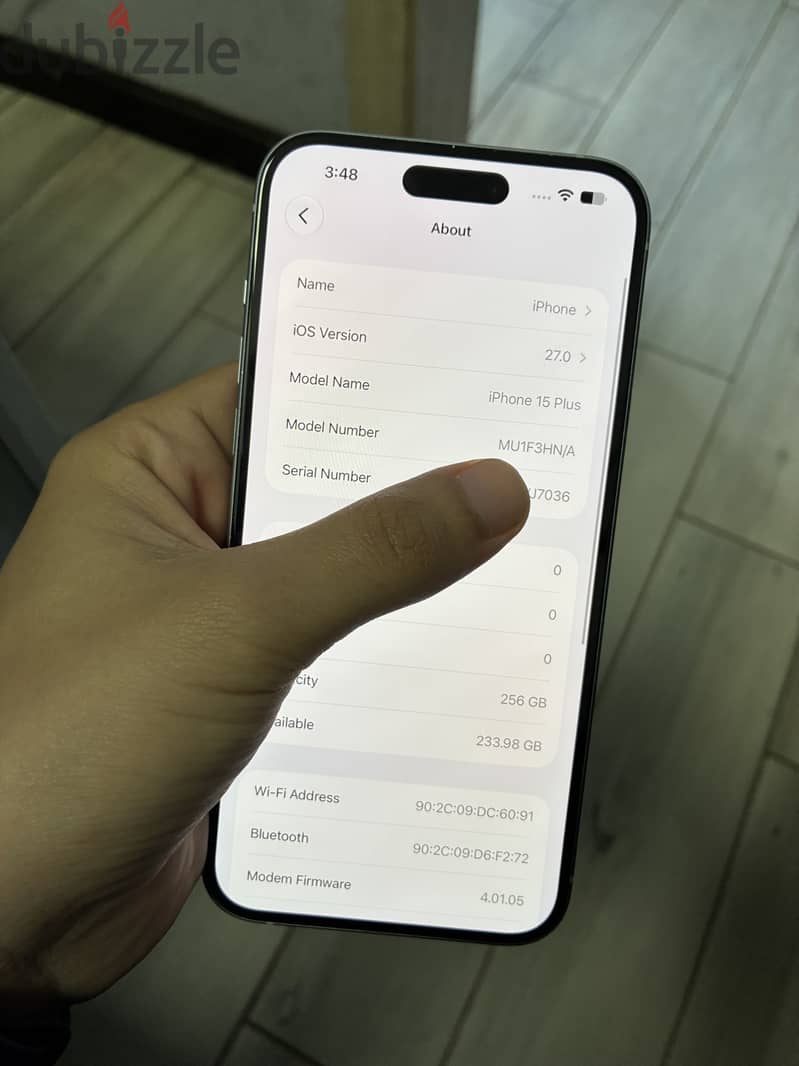 iPhone 15 plus 256GB 2
